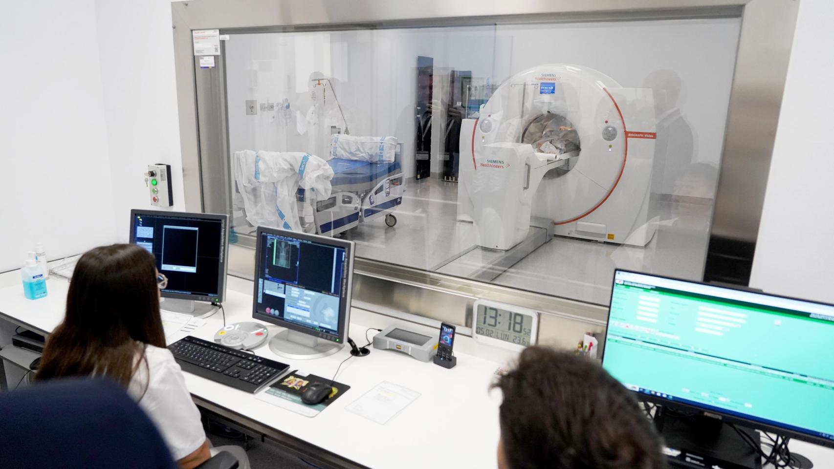 El PET-TAC del Hospital Clínico de Valladolid.
