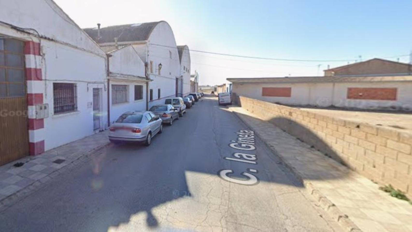 Calle La Gineta, de Tarazona de la Mancha. Foto: Google Maps.