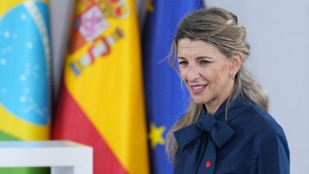 La vicepresidenta del Gobierno y ministra de Trabajo, Yolanda Díaz, el pasado 17 de abril.