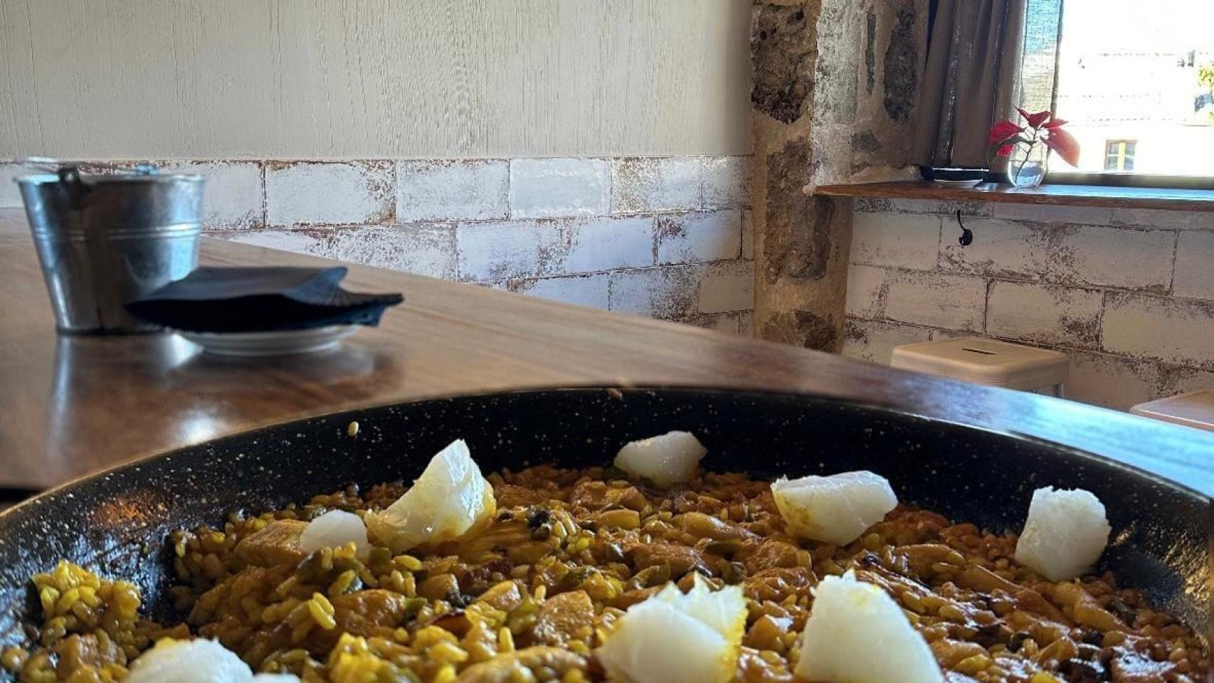 Uno de los arroces del restaurante.