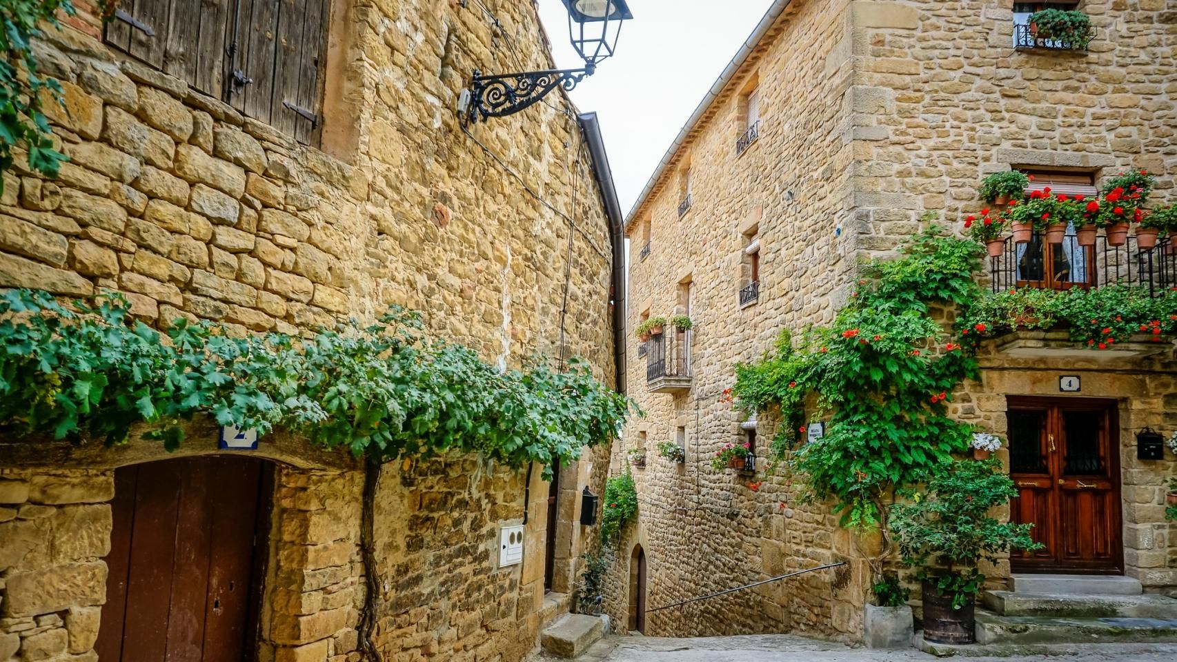 Calles empedradas de Ujué