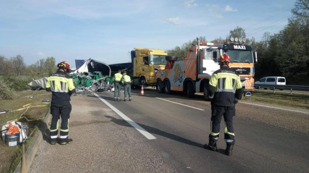 Imágenes del accidente.