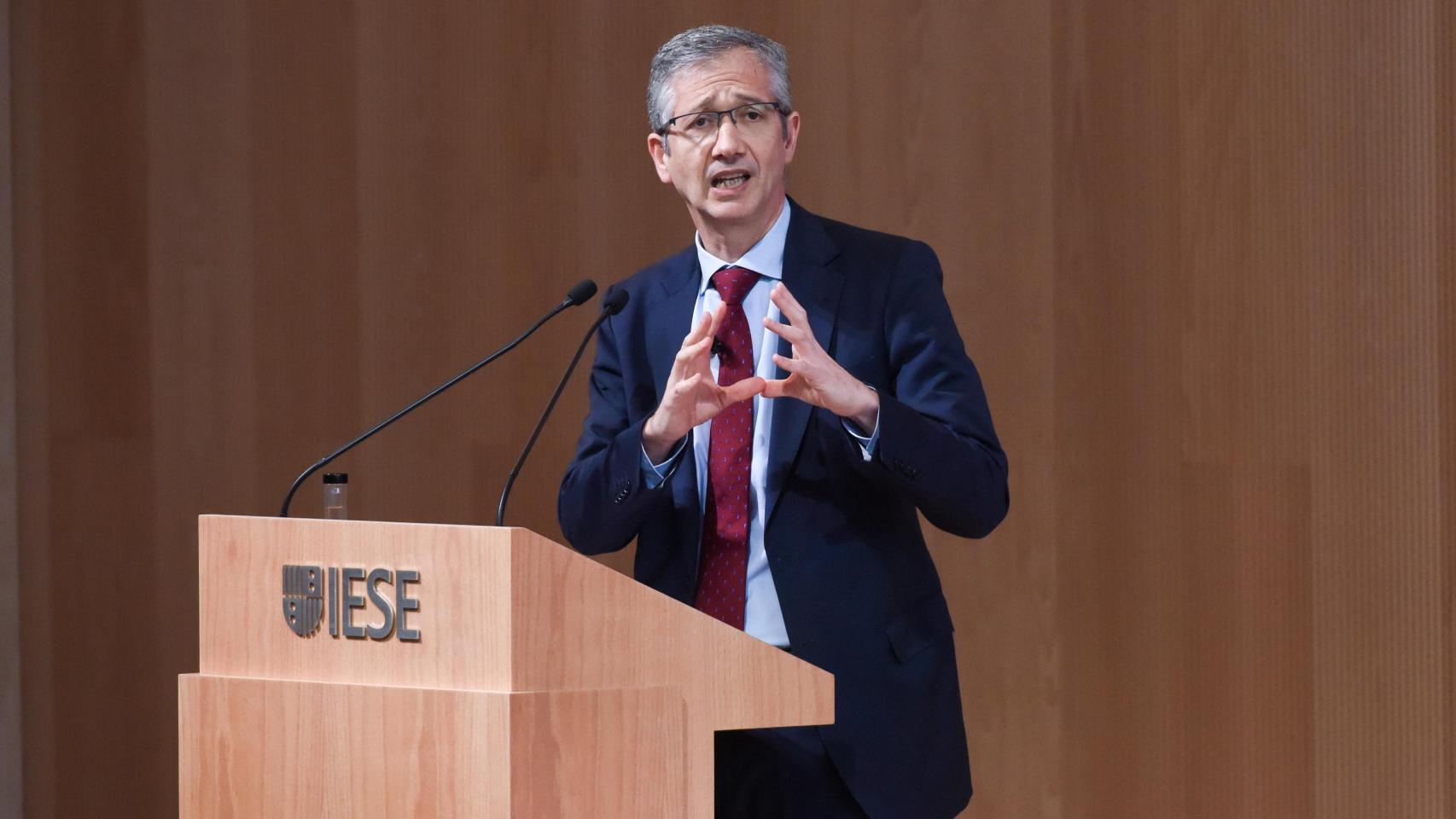 El ex gobernador del Banco de España, Pablo Hernández de Cos.