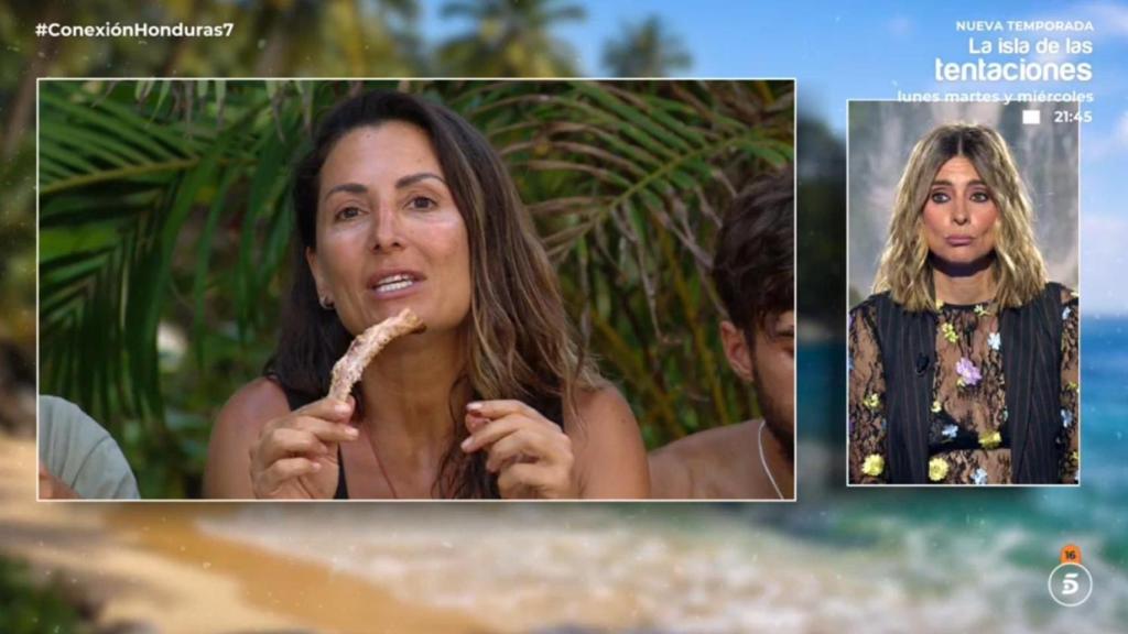 Nagore Robles y Sandra Barneda, en 'Supervivientes: Conexión Honduras'.