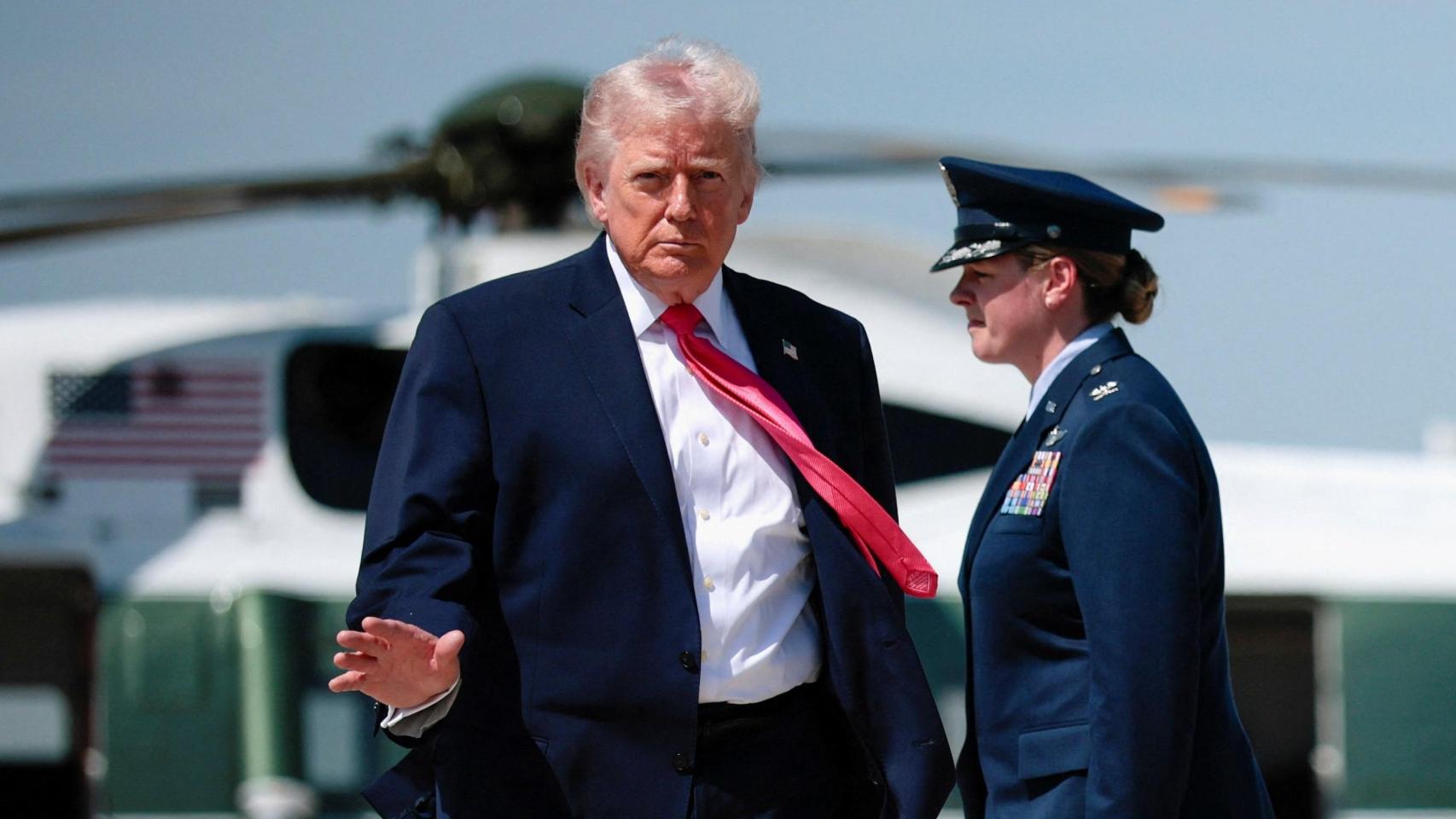 Donald Trump regresa a la Casa Blanca el pasado 17 de abril.