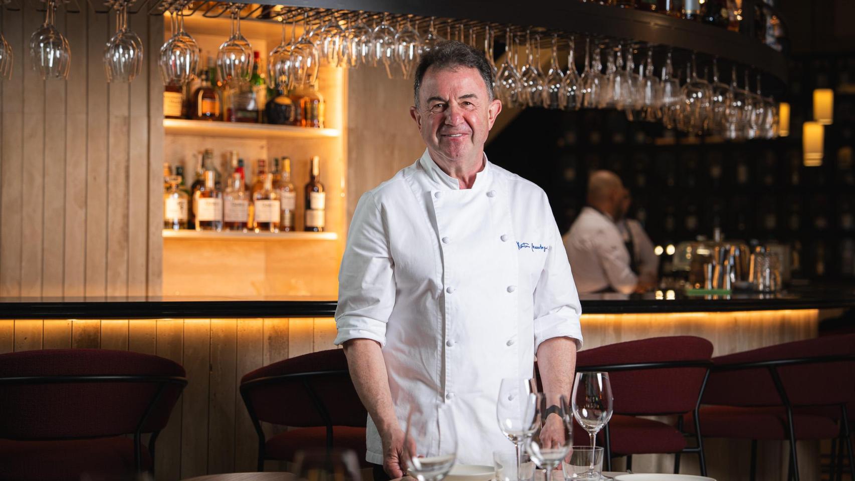 Martín Berasategui en Bera, su nuevo restaurante.