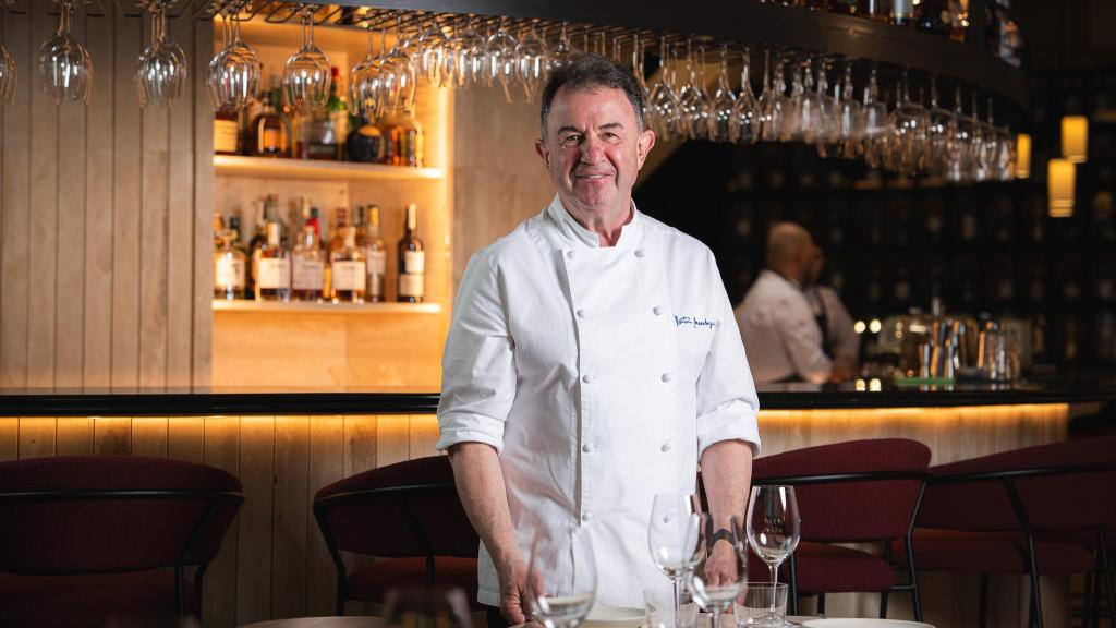 Martín Berasategui en Bera, su nuevo restaurante.
