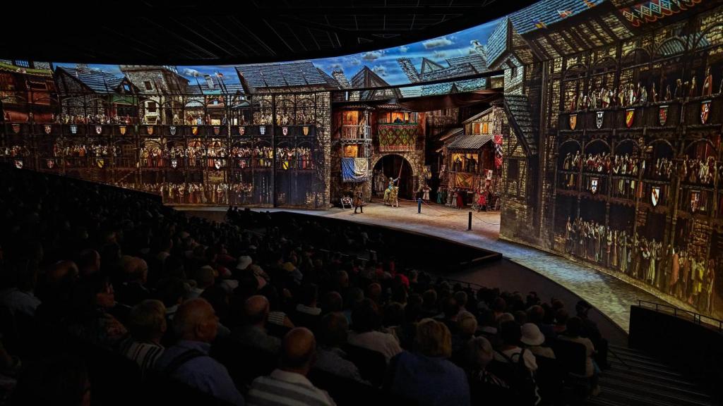 Escena de El último cantar, el espectáculo inmersivo de Puy du Fou España dedicado al Cid Campeador.