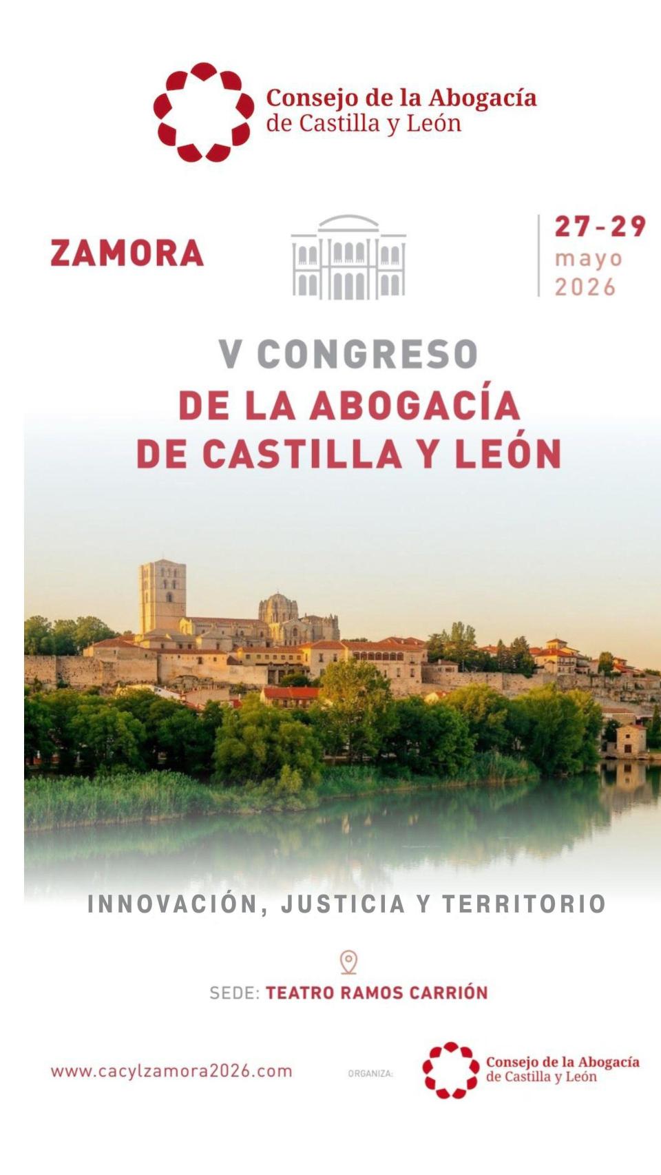 Cartel del V Congreso CACYL Zamora.