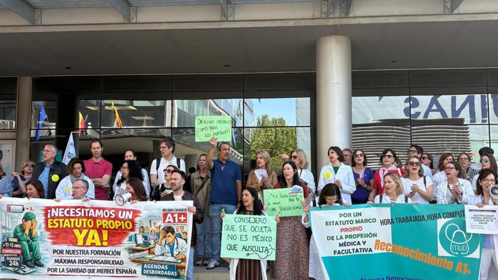 Concentración de médicos este lunes en Zaragoza