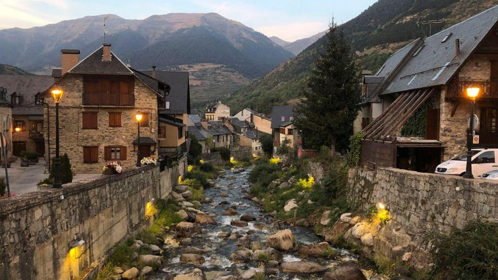 Valle de Arán, los Pirineos.