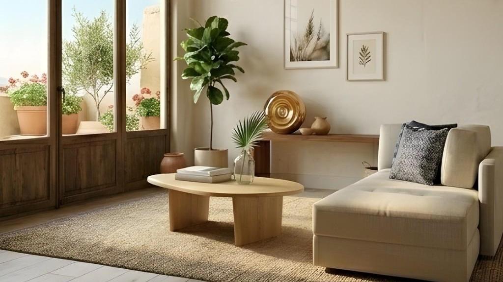 Muestra de los muebles.