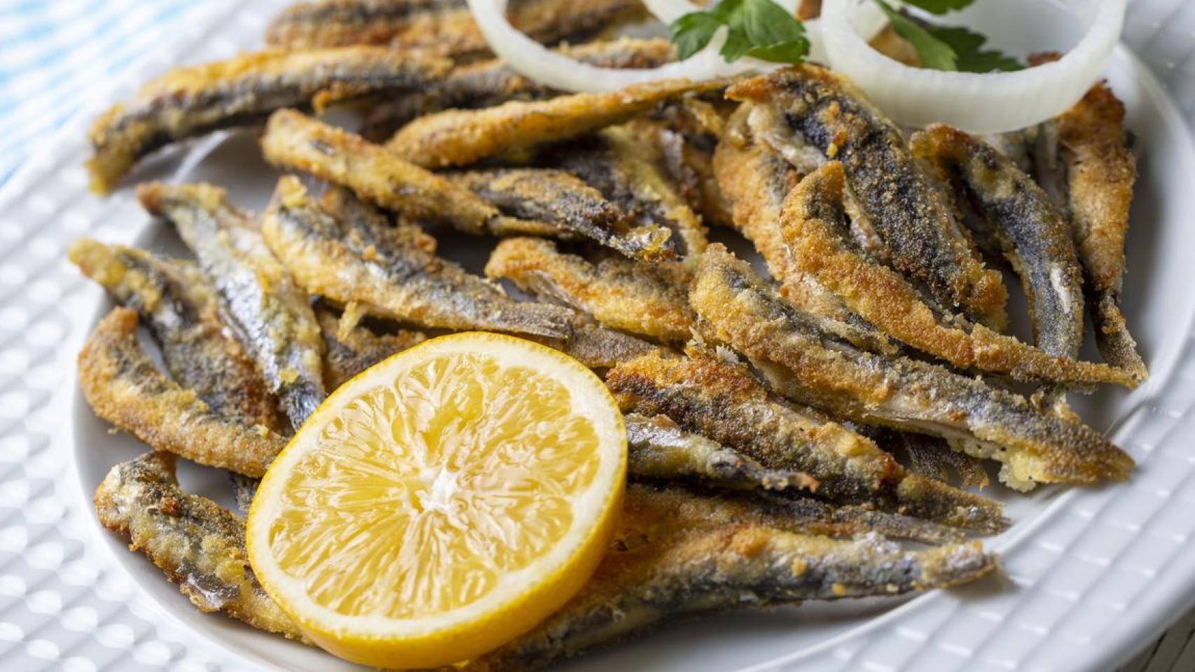 Anchoas fritas