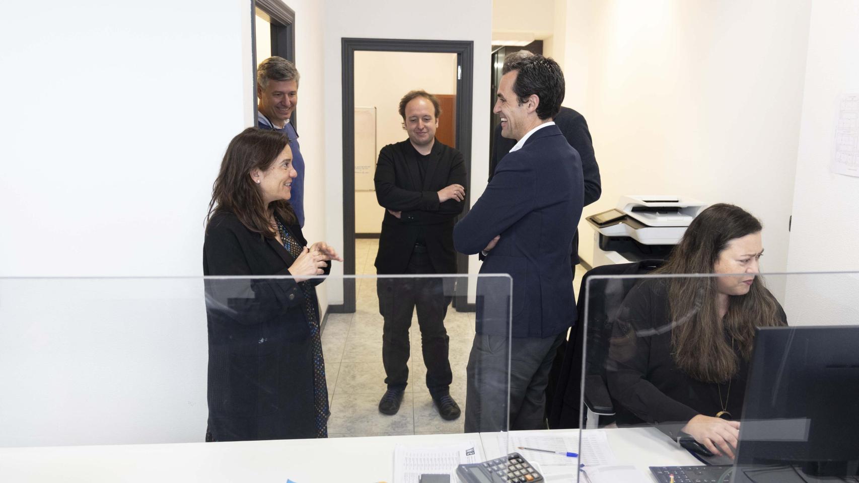 Imagen de la visita a las instalaciones.