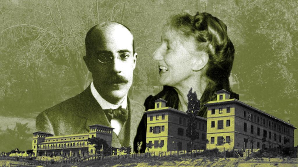 José Castillejo e Irene Claremont fundaron la pequeña Colonia del Zarzal en el barrio madrileño de Chamartín. Diseño Rubén Vique