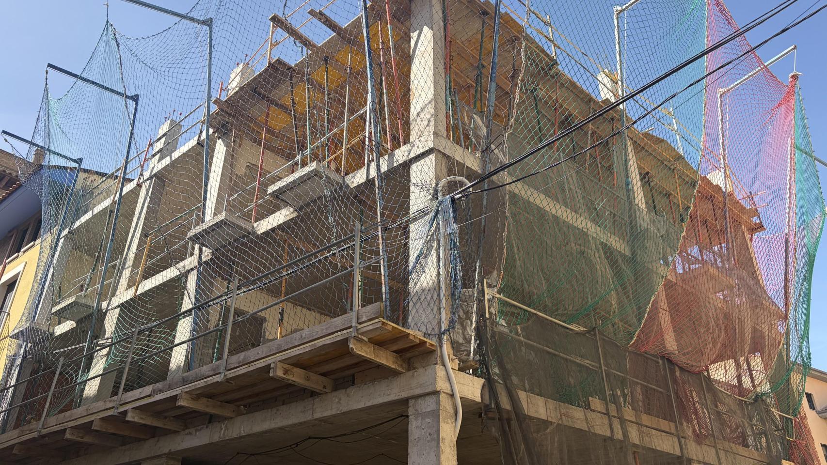 Obras de una construcción