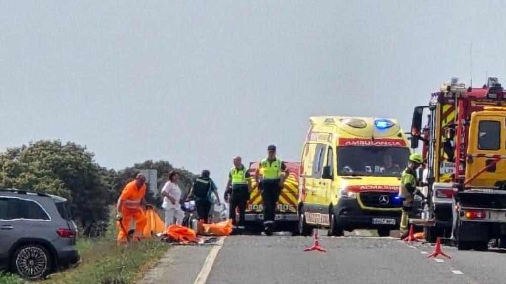 Imágenes del accidente.
