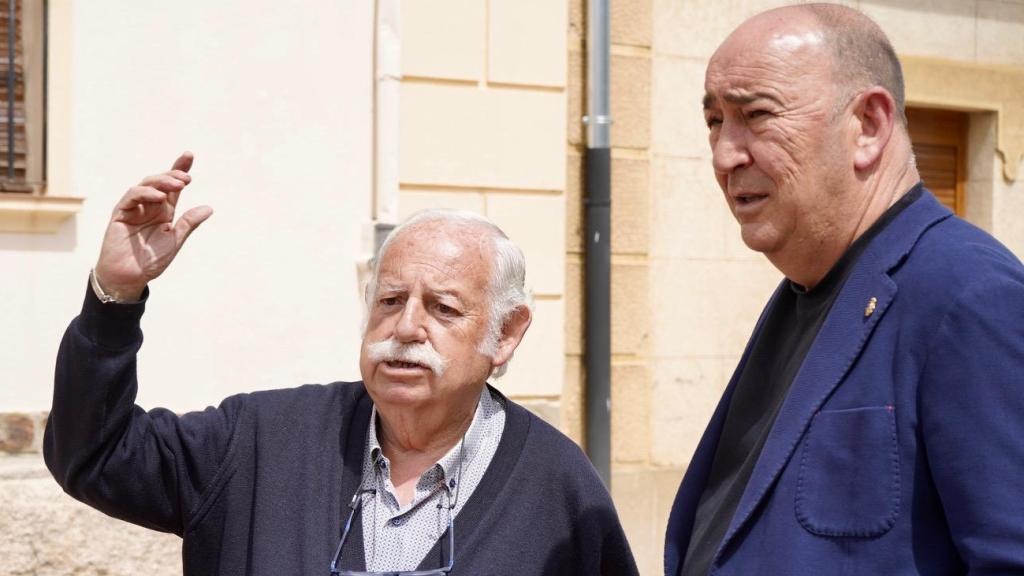 Visita del presidente de la Diputación de Segovia a Migueláñez