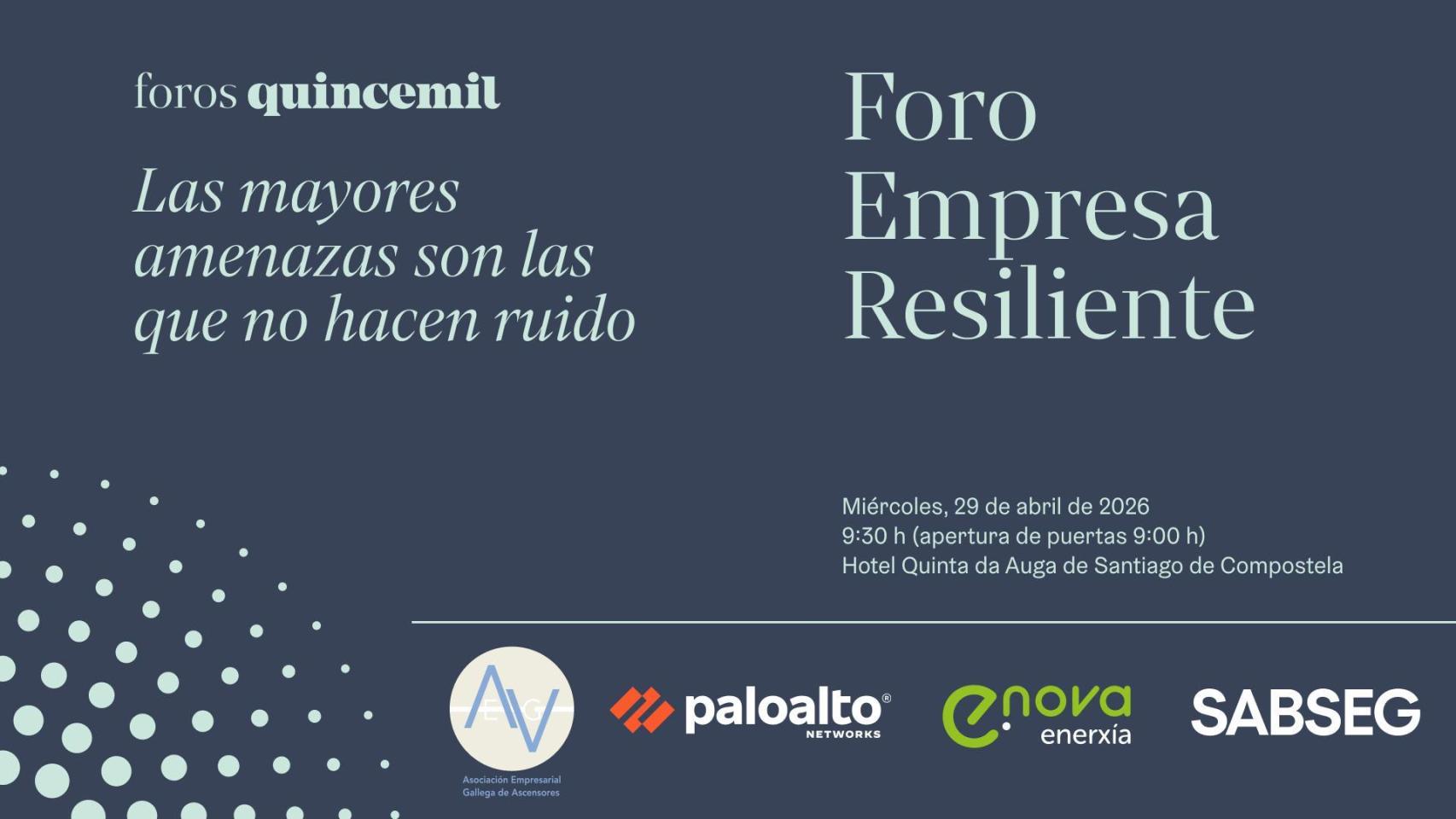 Quincemil celebrará el primer Foro Empresa Resiliente coincidiendo con el aniversario del apagón