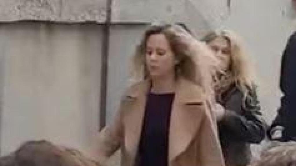 Isabel Martín, a su llegada al juicio contra García Ortiz.