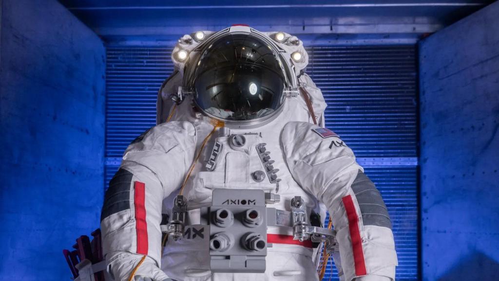 El traje espacial creado por Axiom