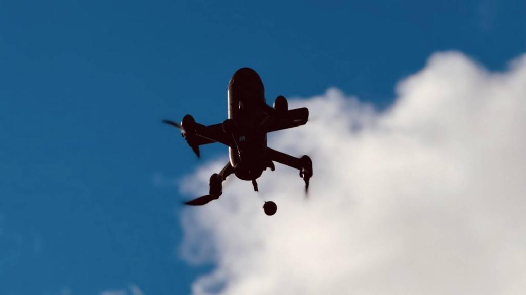 El dron militar Sting de Ucrania.