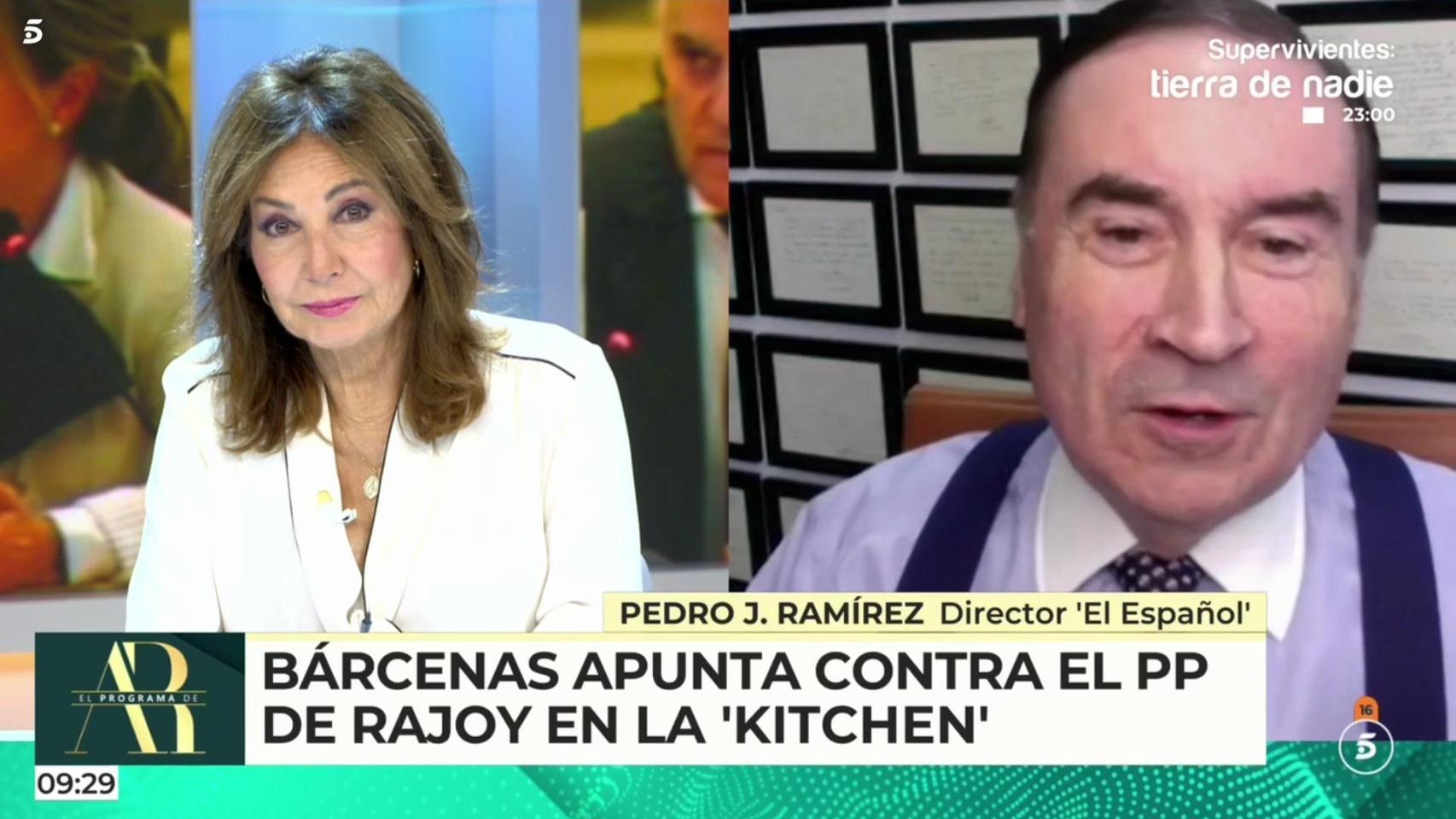 Pedro J. Ramírez este martes durante su intervención en 'El programa de AR'.