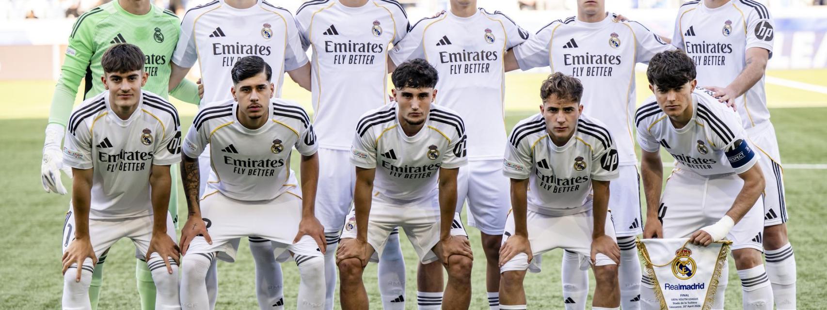 El once titular del Real Madrid en la final de la Youth League