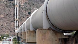 Tuberías que transportan el agua del trasvase Tajo-Segura. EFE