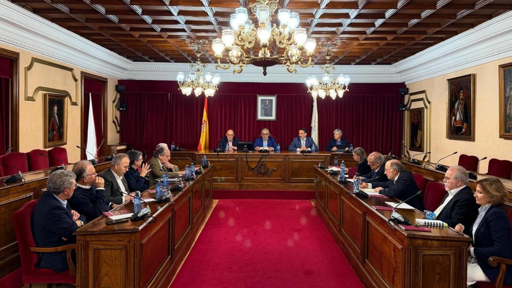 Reunión del Eixo Atlántico en Lugo.