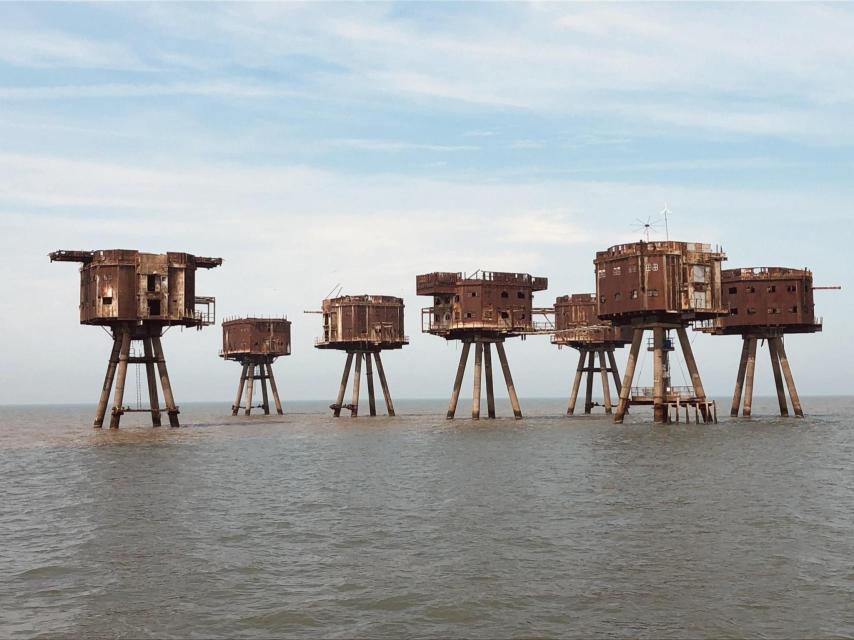 Fuertes de la 2ª Guerra Mundial en el estuario del Támesis.