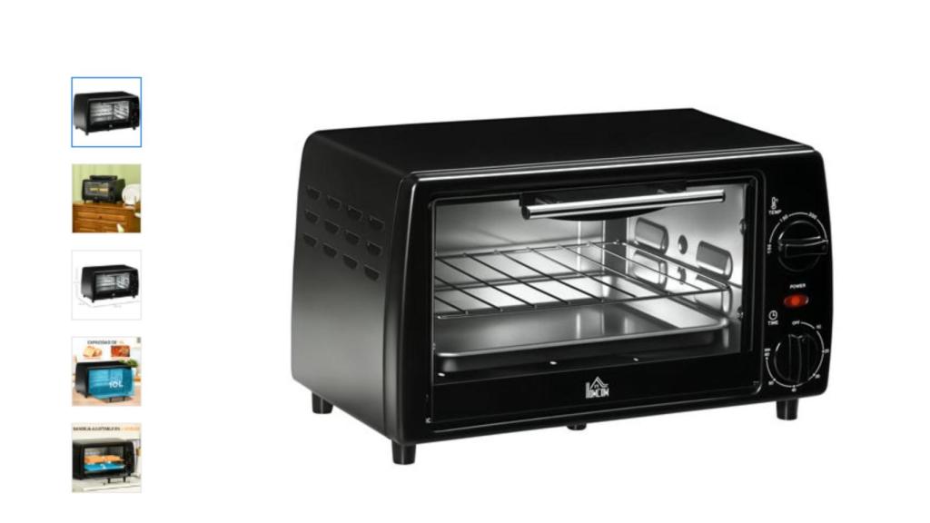Mini horno eléctrico de sobremesa