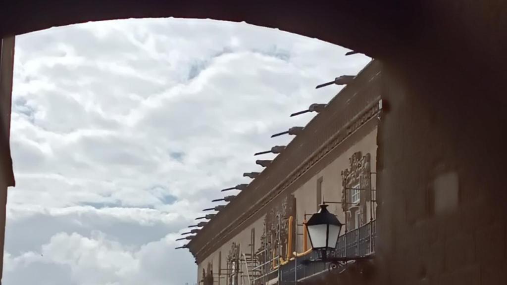 La polémica intervención en las gárgolas de Santiago.