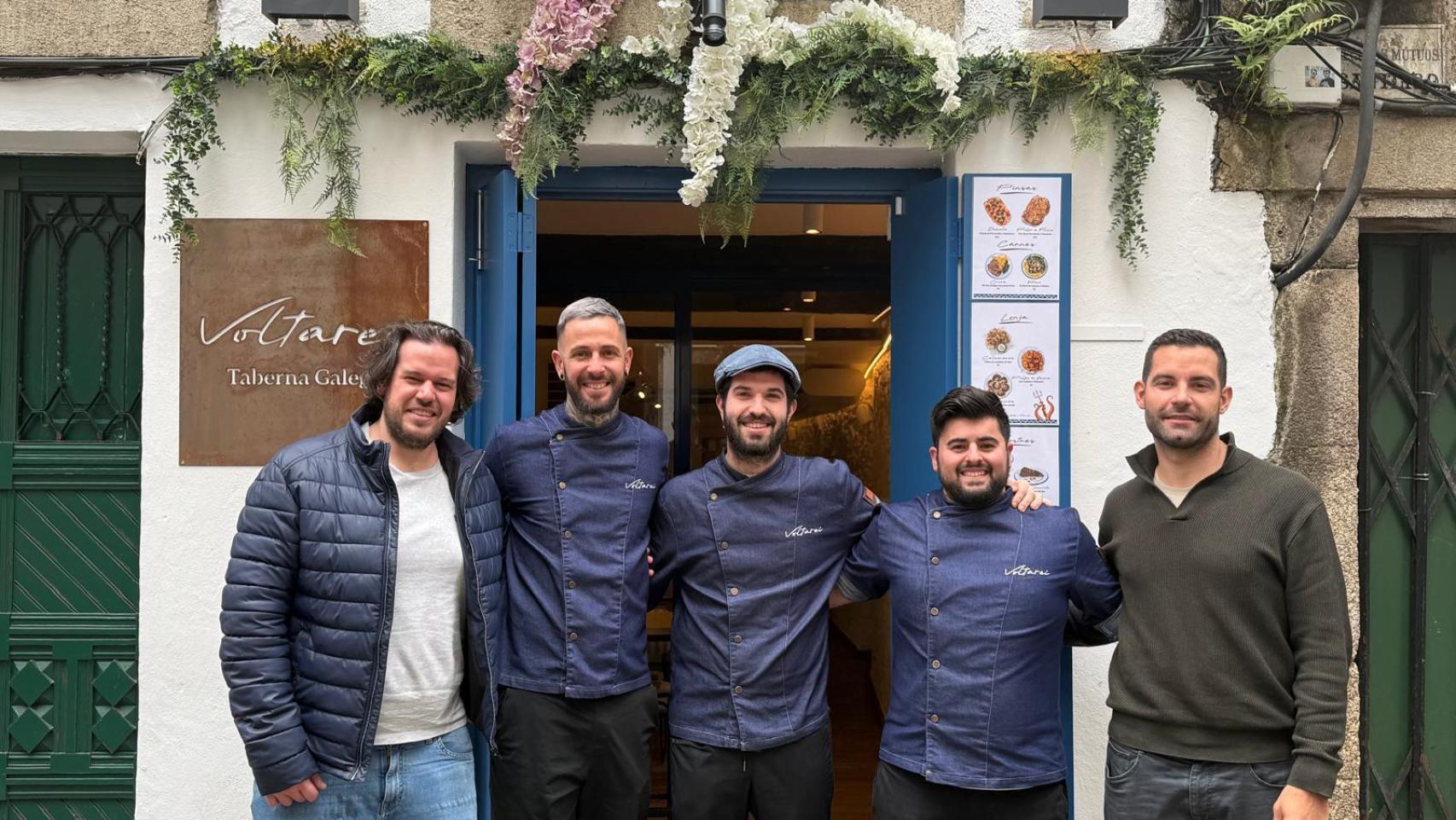 Abre Voltarei en Santiago que busca transformar una taberna gallega con producto actual