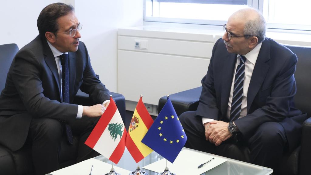 José Manuel Albares met this Tuesday in Luxembourg with the Prime Minister of Lebanon, Nawaf Salam