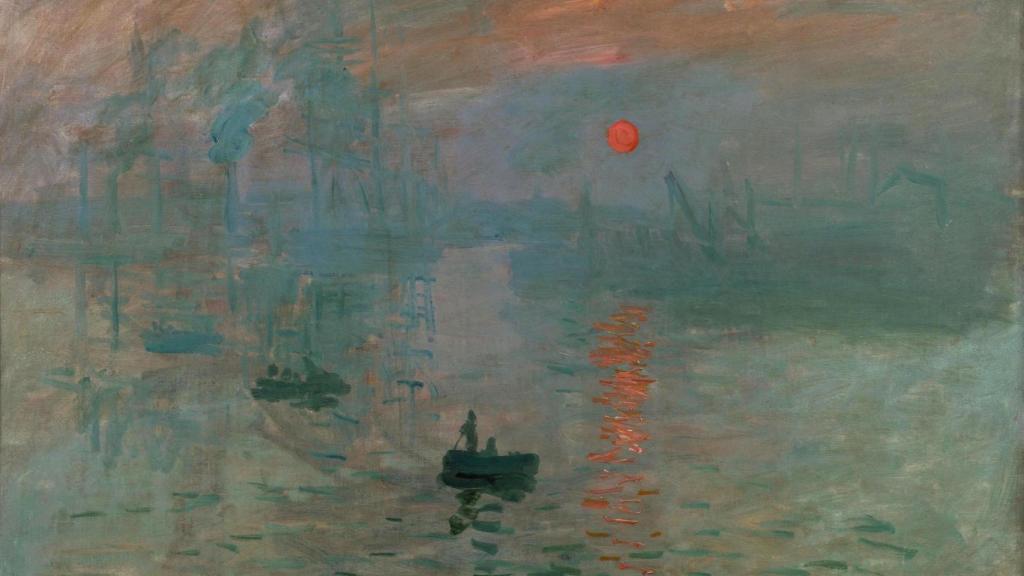 'Impresión, sol naciente', de Monet.