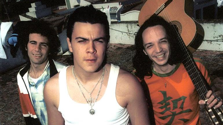 El Canijo, el Migue y el Ratón, los tres miembros originales de Los Delinqüentes, en una foto de archivo.