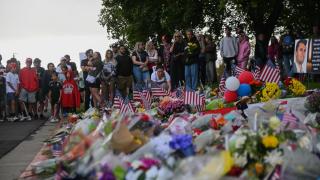 Homenaje a Charlie Kirk en el campus de Utah en el que fue asesinado en septiembre de 2025