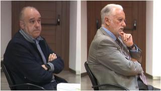 A la izquierda, Manuel Reija, a la izquierda, Miguel Reija, en el juicio de la Primitiva Millonaria