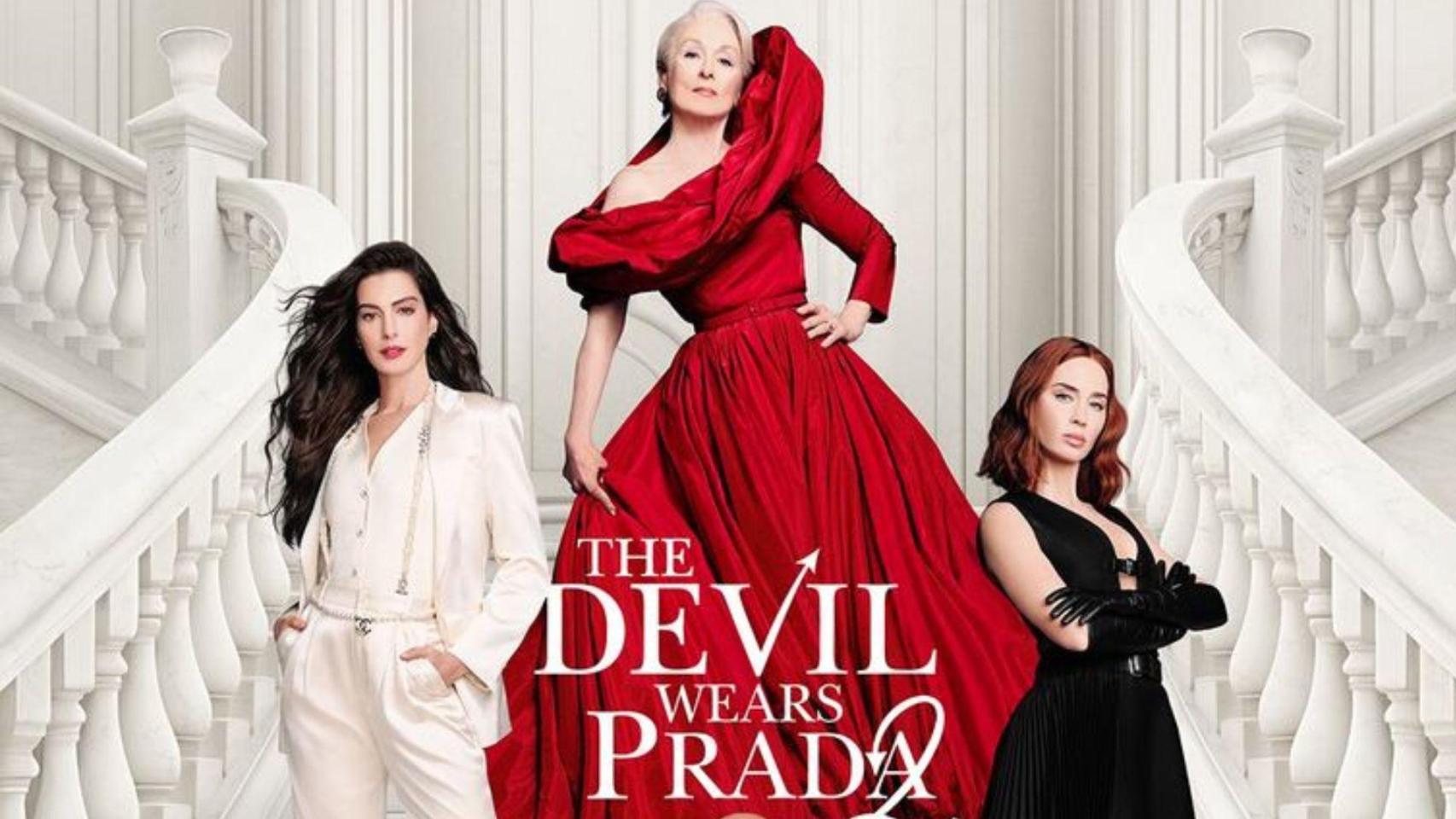 Póster oficial de la segunda entrega de 'El diablo viste de Prada'.