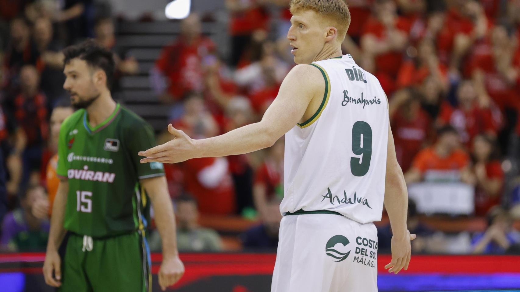 Alberto Díaz, capitán del Unicaja de Málaga.