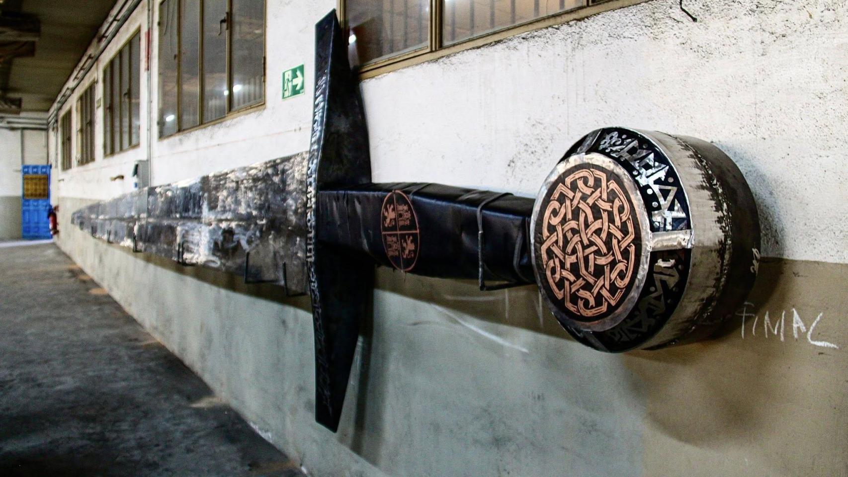 Espada forjada. Foto: Ayuntamiento de Fuensalida.
