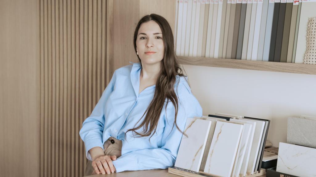 Beatriz Silva en su oficina.