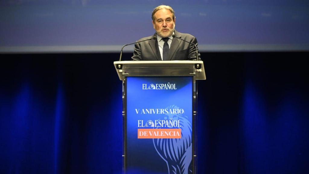 Ricardo Martínez en la gala de EL ESPAÑOL de Valencia.