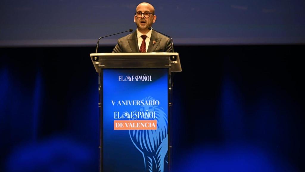 Vicente Julián García en la gala de EL ESPAÑOL de Valencia.