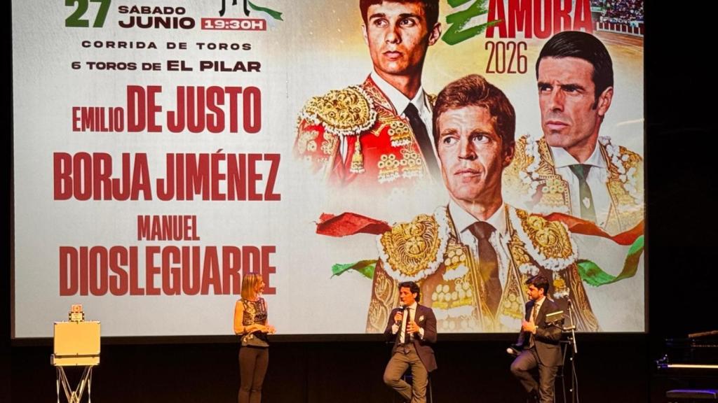 Zamora presenta sus carteles taurinos.