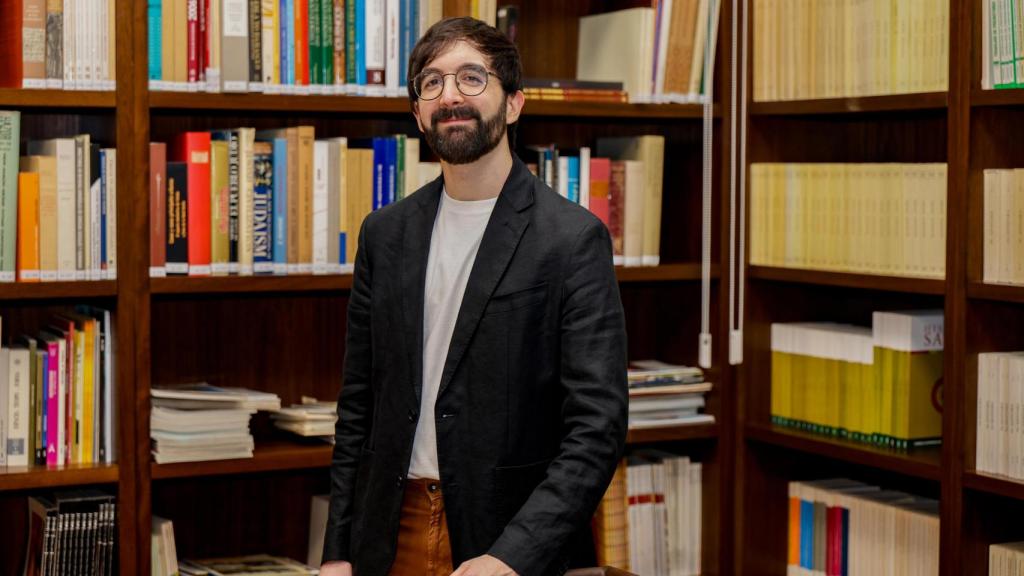 Diego Fernández, en el Museo Sefardí de Toledo.