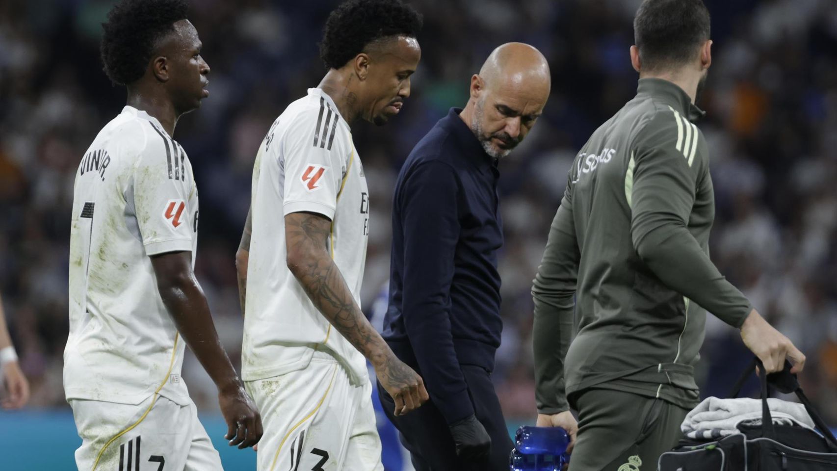 Vinicius y Mbappé capean el temporal en el Bernabéu y lideran la ...