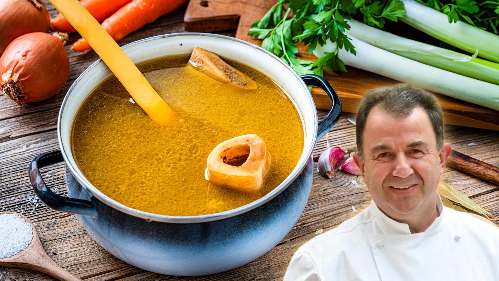 El chef Martín Berasategui en un montaje de El Español