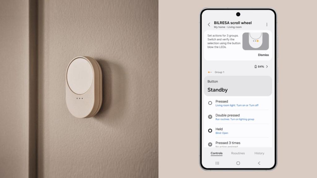 Conexión de dispositivos de domótica de Ikea con Samsung